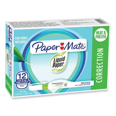 Paper Mate Correction Pen, 6.8 ml, White 5620115